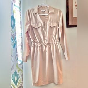 Calvin Klein Cream Midi Dress
